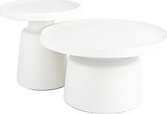 Signal Rodos sada 2 ks, priemer 50/70 cm, biely