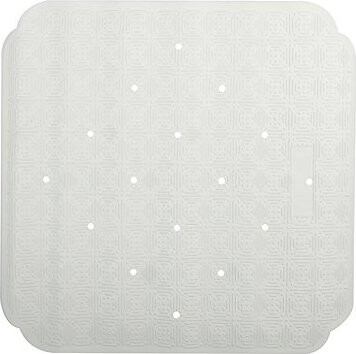 Spirella protiskluzová podložka do sprchy Ruby, bílá, 53 × 53 cm