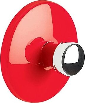 Spirella samolepící háček BOWL, červený, ABS, průměr 50 mm