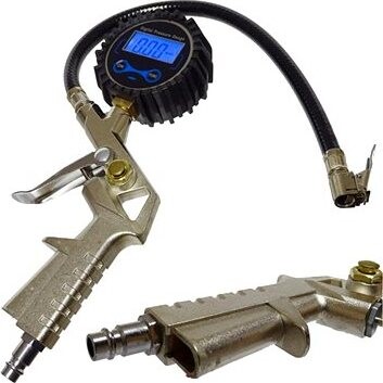 GMP Vzduchová pistole pro pneu s manometrem digitální 1/4