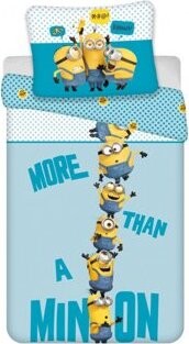 TEXTILOMANIE Detské obliečky z mikrovlákna MIMONI 2 BLUE modré 70 × 90 cm/140 × 200 cm