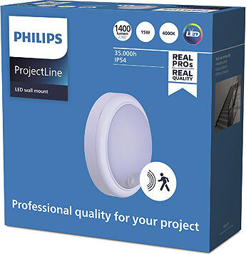 Philips LED (interiérové) nástenné svietidlo Projectline rnd 1400 4000 K Sen