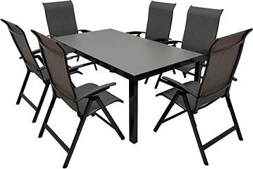 DOPPLER Súprava záhradného nábytku LUNA YELMO Alu 6 + 1