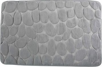 MSV Koupelnová předložka Pebbles 50 × 80 cm šedá
