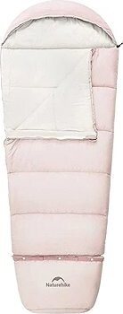 Naturehike Dětský rostoucí spacák C300 1450 g, růžový