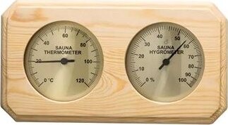 Sentiotec Teplomer s vlhkomerom, borovica