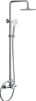MIXXUS Sprchový set se dvěma hlavicemi, nerezová ocel SUS-003-J