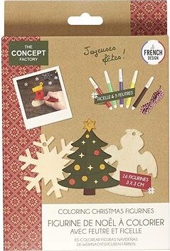 CMP Vianočné dekoračné figúrky na vyfarbenie