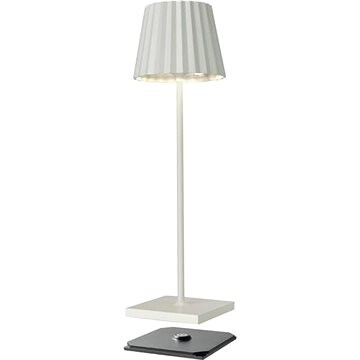 Sompex Stolná LED lampa Troll 2.0, biela