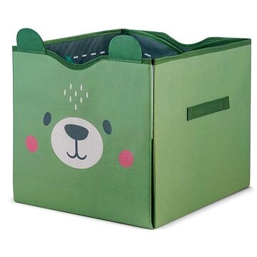 Nukido Kontajner na hračky a podložka, zelená