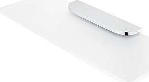 Nimco Polica do kúpeľne a sprchy 30 cm – sklo kov Nikau NK-30091B-30-26