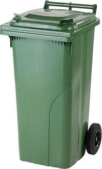 J.A.D. TOOLS Smetná nádoba, zelená 120 l