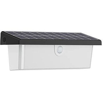 Luxera Prezent Alea LED 8 W, Solárne nástenné svietidlo so senzorom