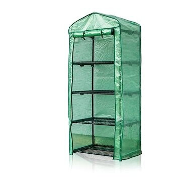 HAPPY GREEN Fóliovník s policami 69 × 50 × 160 cm