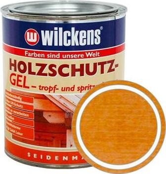 Wilckens Nemecká gélová lazúra s olejom na ochranu dreva, Holzschutz gél, WI.17019700050