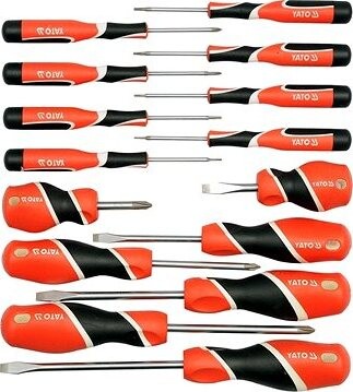 YATO Skrutkovače magnetické S2 v sade YT-25981