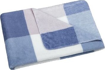 BELLATEX Korall Micro 1015 / 020 100 × 150 modrá kocka