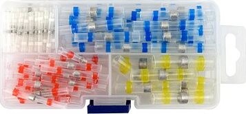 YATO Zmršťovacie bužírky so spojivom vodotesné sada 100 ks YT-81450