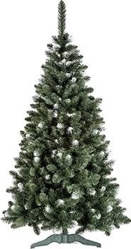 DONOCI Vianočný stromček POLA – borovica s bielymi koncami, 180 × 105 cm