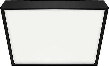 Luxera LENYS II. prisadené LED svietidlo 12 W/štvorcové/čierne