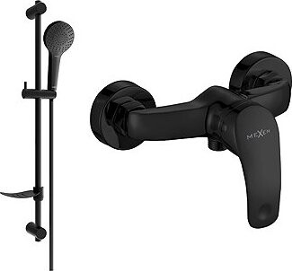 MEXEN Fabia DF05 sprchová batéria s príslušenstvom, čierna (74654DF05-70)