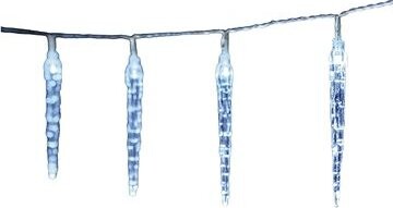 LAALU Svetelná reťaz LED – cencúle, 1,35 m