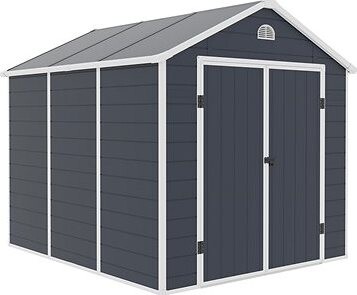 ROJAPLAST Domček záhradný AVE H, sivý 280 × 242 × 239 cm