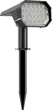 Luxera Prezent Fold LED 4,8 W, Solárne zapichovacie/nástenné záhradné svietidlo