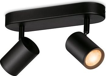 WiZ Imageo bodové LED svietidlo 2× GU10 4,9 W, čierne