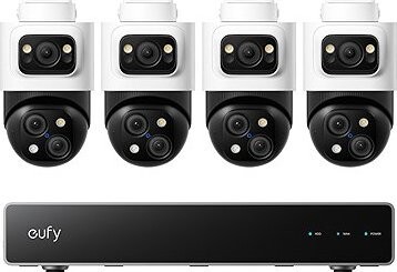 Eufy bezpečnostný NVR PoE systém (NVR + 4× S4 Max)