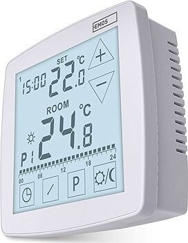 EMOS P56A01 OpenTherm, pokojový + podlahový, programovatelný, drátový
