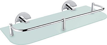 Nimco Polica do kúpeľne a sprchy 30 cm s ohrádkou – bez vŕtania Unix UN-13091AX-30-26