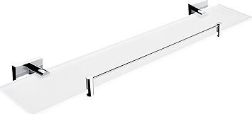 Nimco Polica do kúpeľne a sprchy 60 cm s ohrádkou – bez vŕtania Keira KE-22091BX-60-26