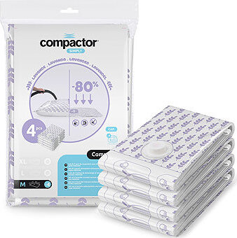 Compactor Sada vakuových pytlů Compress M 70 l, s vůní levandule, 4 ks