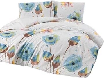 Kaptan bavlnené obliečky Pávie oko modré