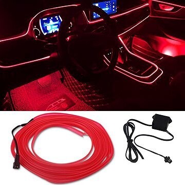 PREXIM Podsvetlenie interiéru LED 300 cm červené