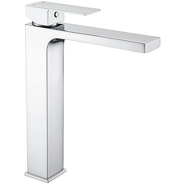 Laveo Kvadrato stojanová umývadlová batéria na dosku, chróm (BLQ_02ND)