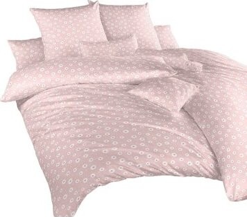 Dadka krep Anežka biela na púdrovom 140 × 200, 70 × 90 cm