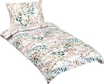 BELLATEX Obliečky bavlna 90/263 farebné vetvičky 140 × 220, 70 × 90