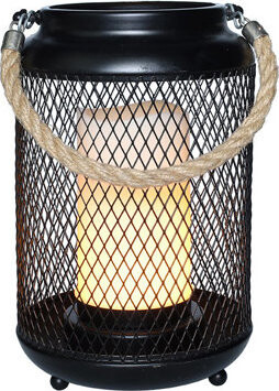 Solight Kovový lampáš s LED sviečkou