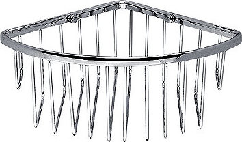 Nimco Polica do kúpeľne a sprchy rohová drôtená – antikoro Bond BO-303N-26