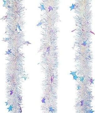 DOMMIO Řetěz s hvězdičkami s duhovým efektem, 2 m, 3 ks