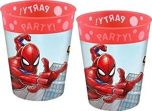 GODAN Plastový téglik spiderman 250 ml, 2 ks