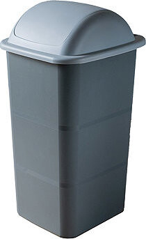 Belli E Forti Výklopný odpadkový kôš FLIP, sivý, plast, 24 l
