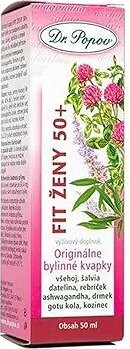 Dr. Popov Fit ženy 50+ originálne bylinné kvapky 50 ml