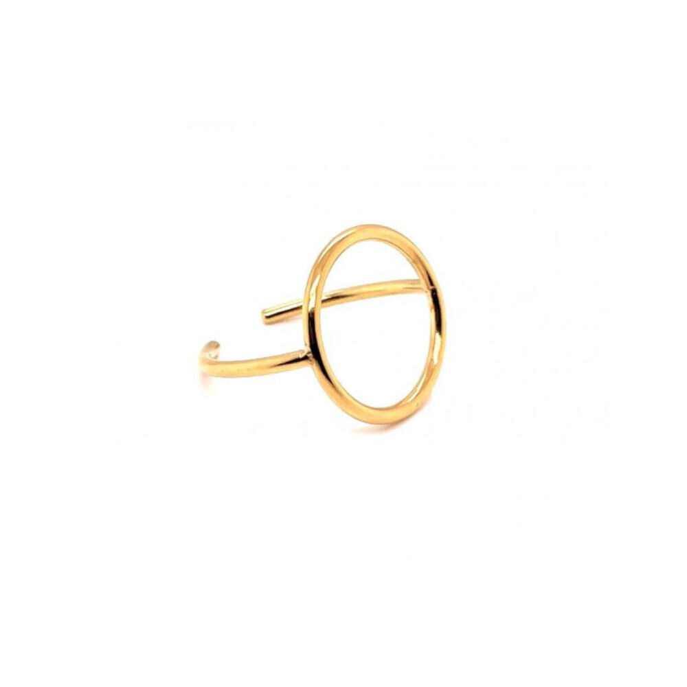Women's gold-plated ring z chirurgickej ocele 18696