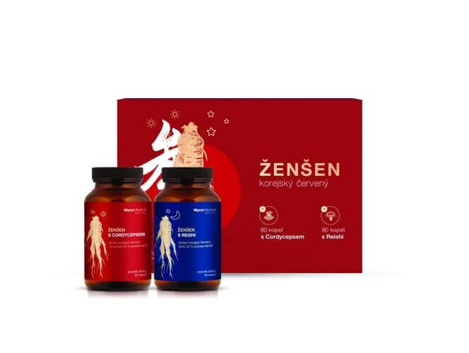 MycoMedica Kórejský ženšen pravý 180 kapsúl