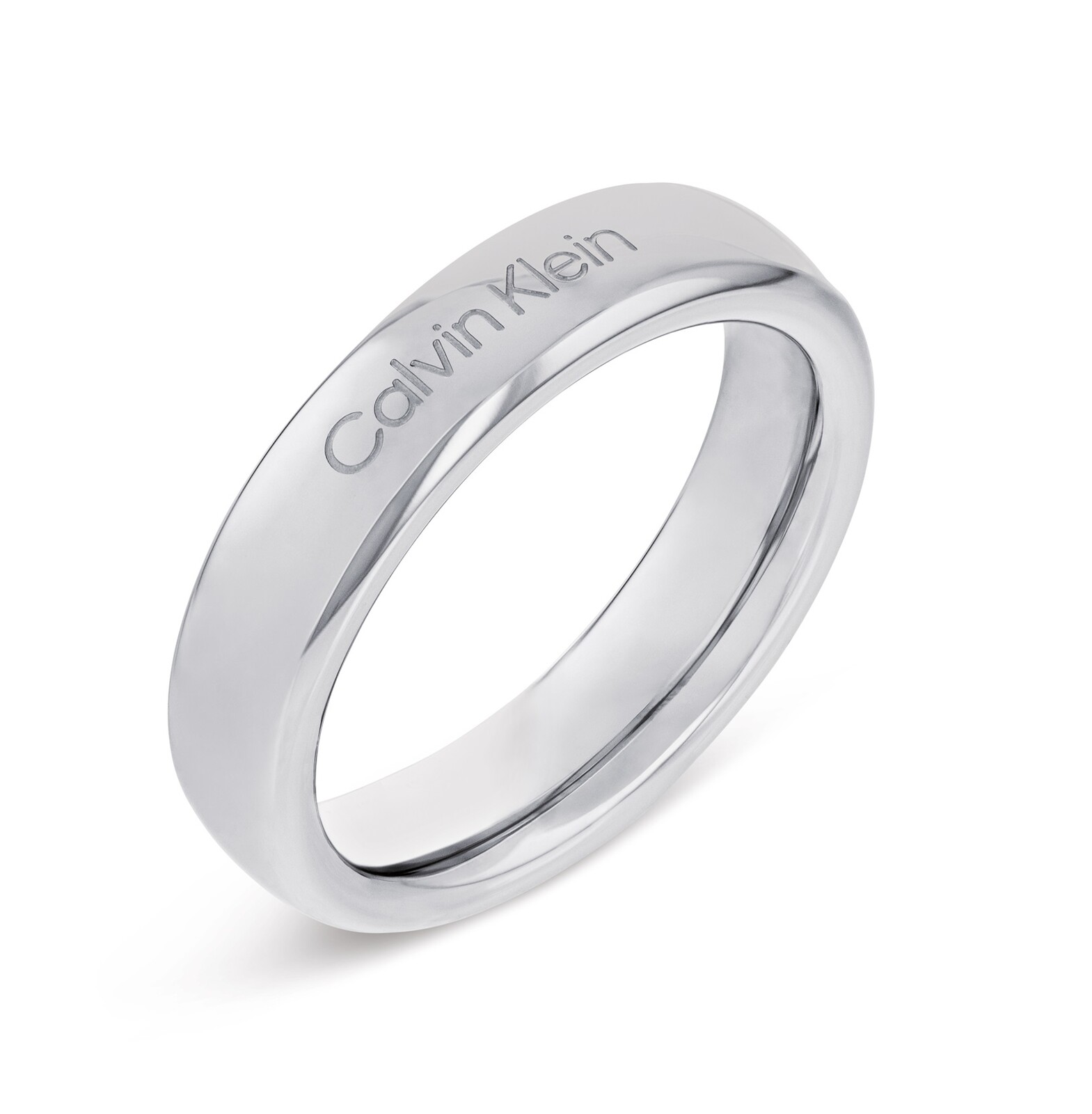Calvin Klein Minimalistický oceľový prsteň Pure Silhouettes 35000513 58 mm