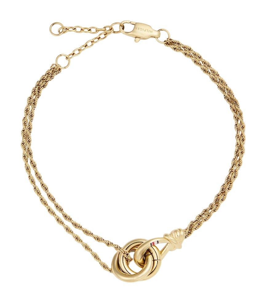 Tommy Hilfiger Pozlátený oceľový náramok pre ženy Nautical Knot 2780991