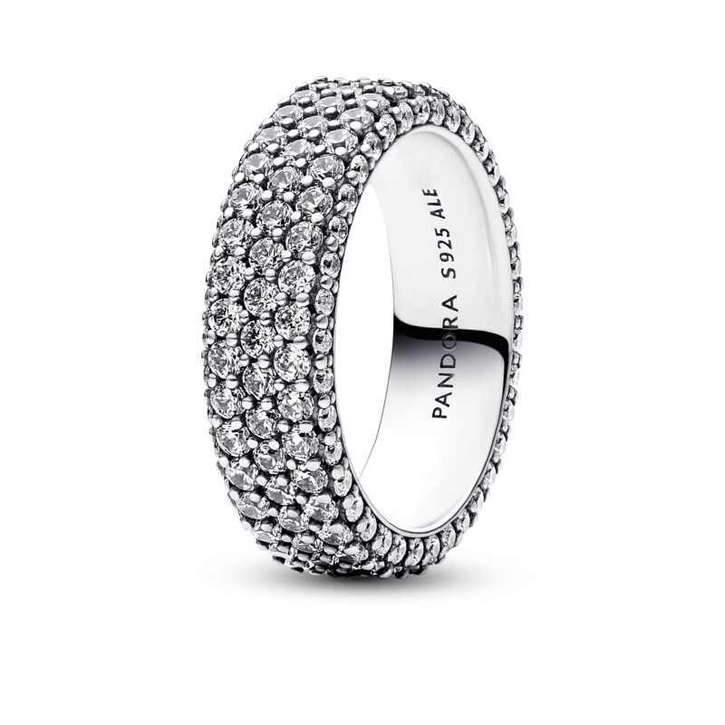 Pandora Nadčasový pavé prsteň Timeless 192634C01 60 mm